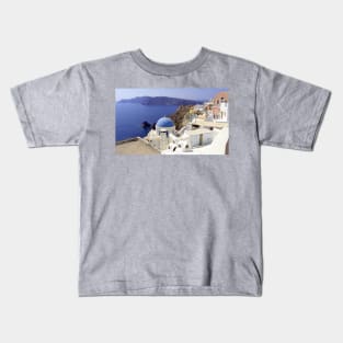 Santorini View Kids T-Shirt